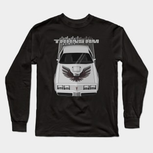 Firebird Trans Am 79-81 - silver and black Long Sleeve T-Shirt